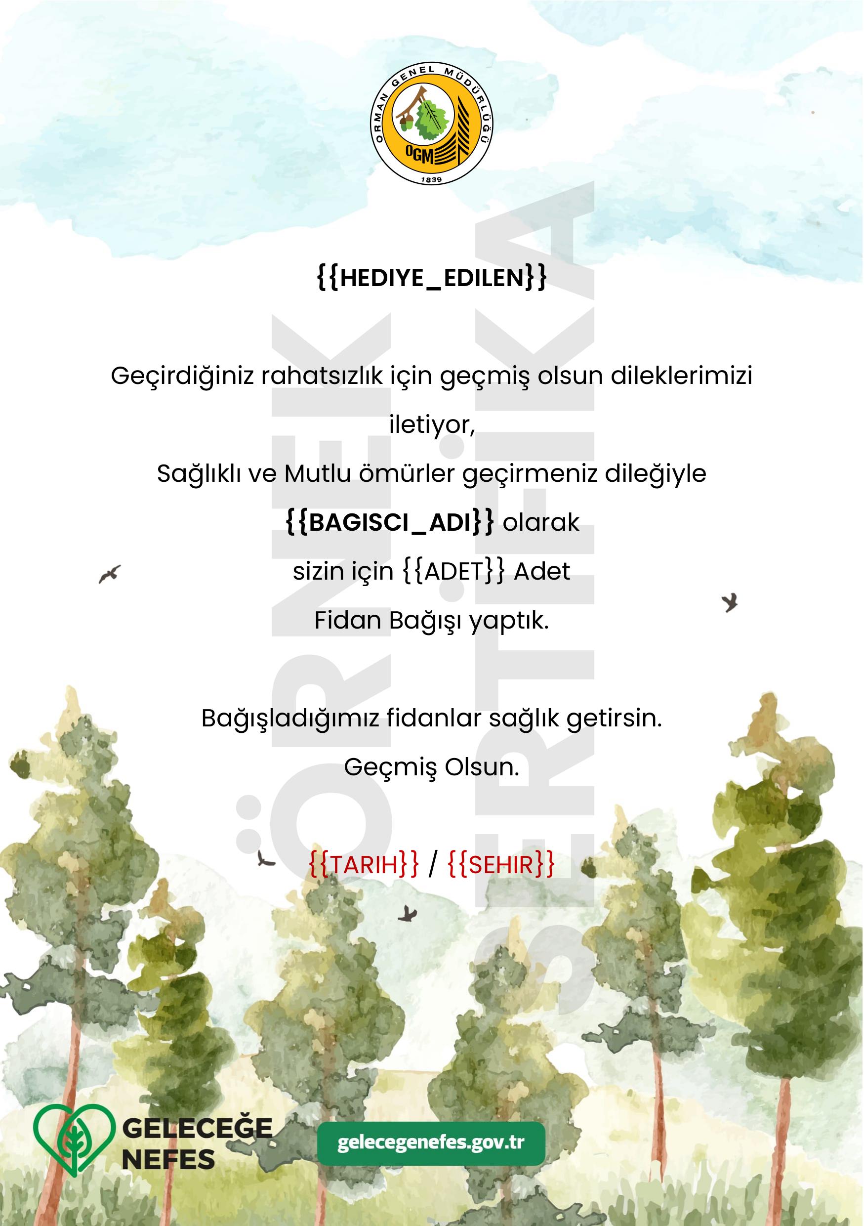 Geçmiş Olsun (Bireysel)