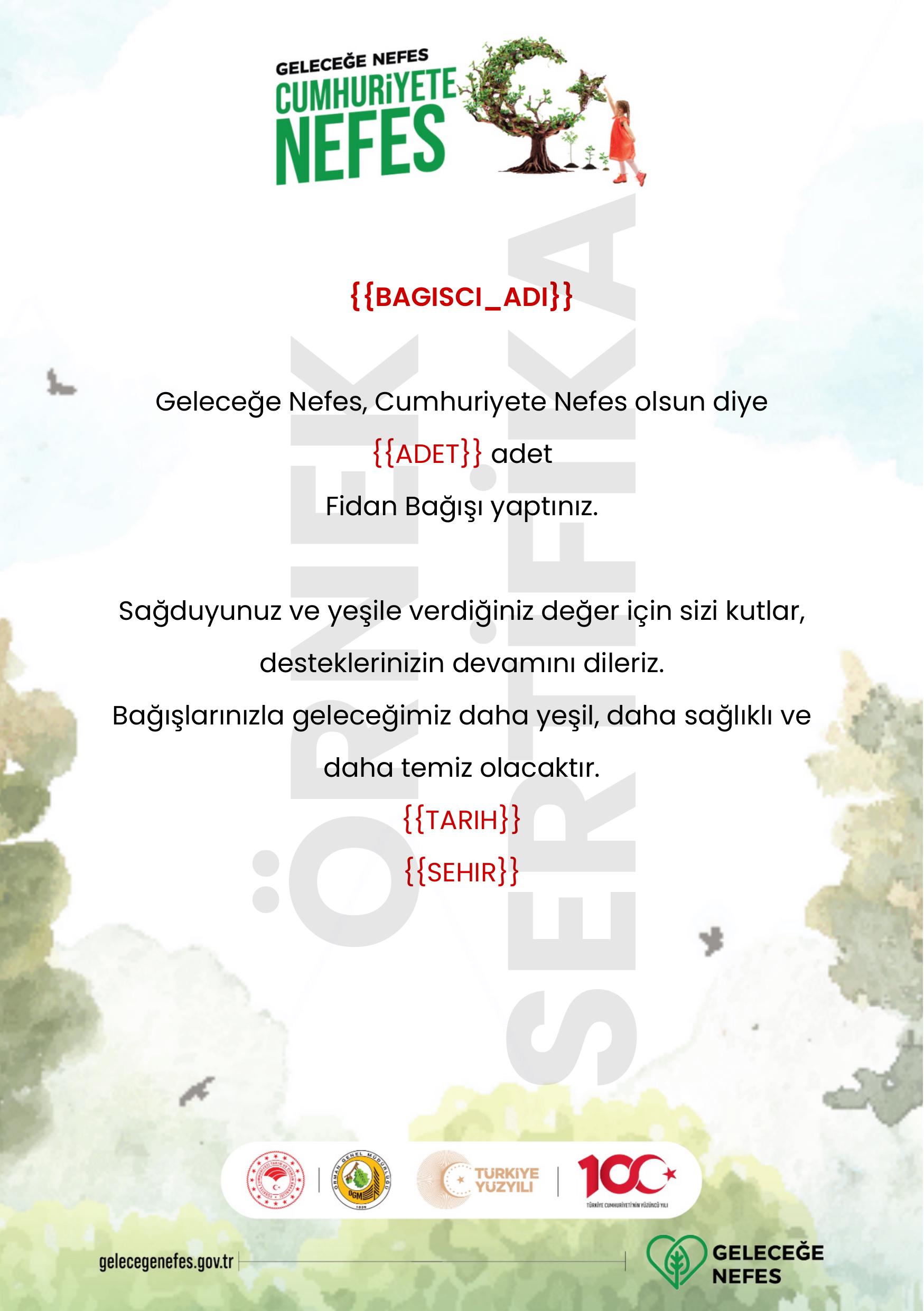 Geleceğe Nefes Cumhuriyete Nefes